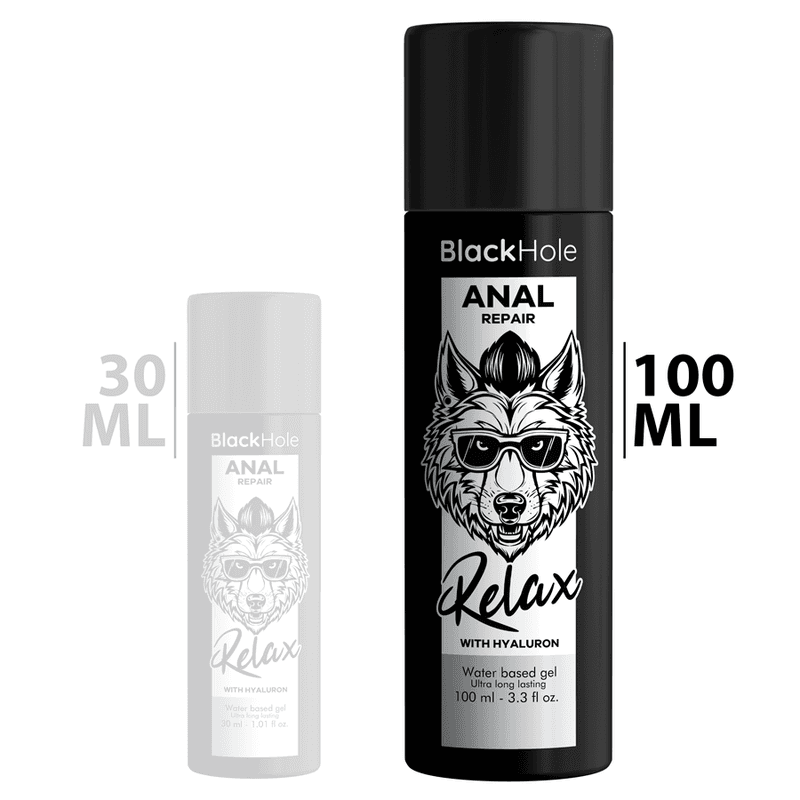 Black Hole Gel intime réparateur relax à base d'eau et hyaluron 100 ml, photo 2