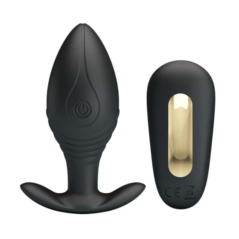 Pretty Love Plug anal vibrant rechargeable Regina - Noir