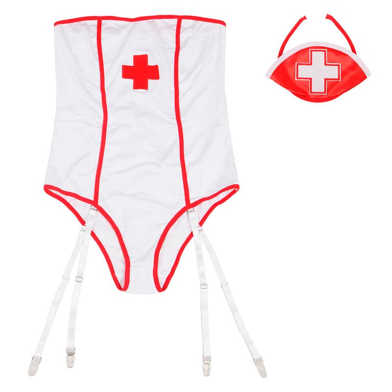 SUBBLIME - COSTUME DINFIRMIÈRE SEXY AVEC TEDDY S/M, photo 6