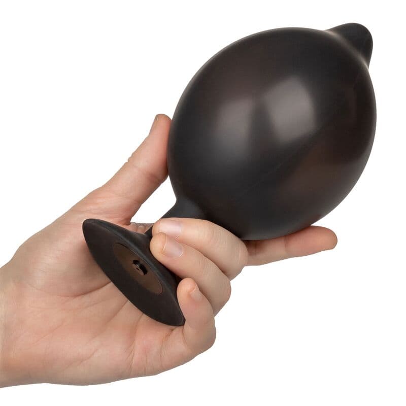 CalExotics Plug gonflable XL en silicone Noir, photo 3