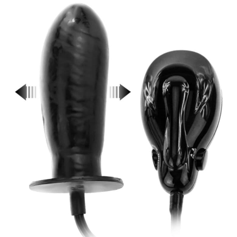 Baile gode gonflable avec vibration Bigger Joy 16 cm - Noir, photo 6