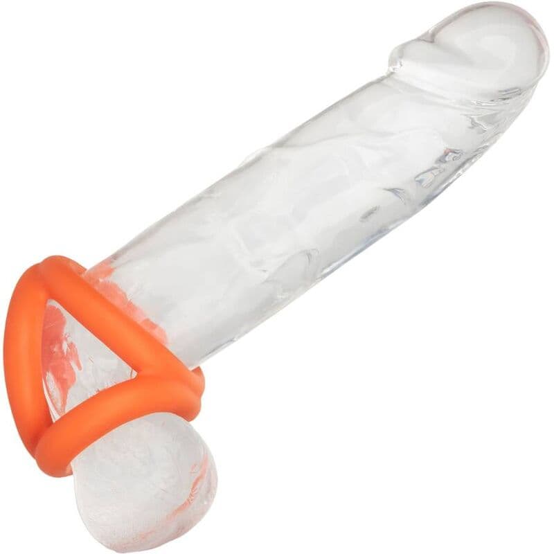 CalExotics Alpha Tri-Anneau en silicone liquide - Orange, photo 12