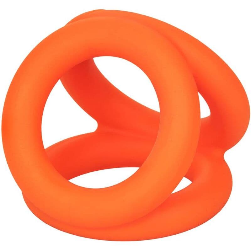 CalExotics Alpha Tri-Anneau en silicone liquide - Orange, photo 3
