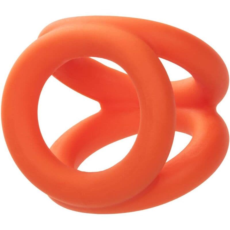 CalExotics Alpha Tri-Anneau en silicone liquide - Orange, photo 4