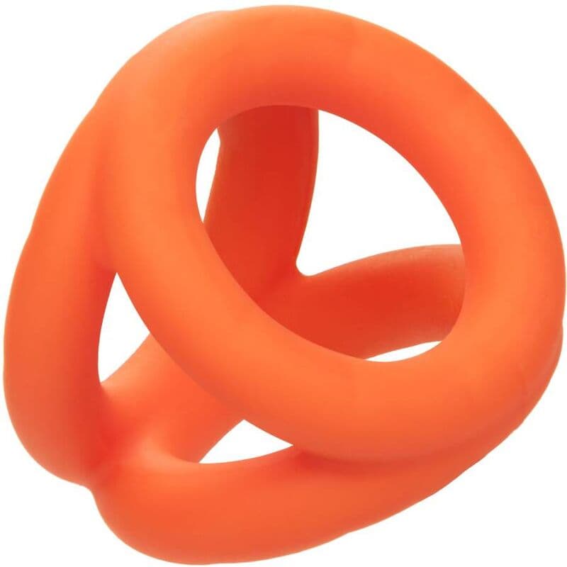 CalExotics Alpha Tri-Anneau en silicone liquide - Orange, photo 9