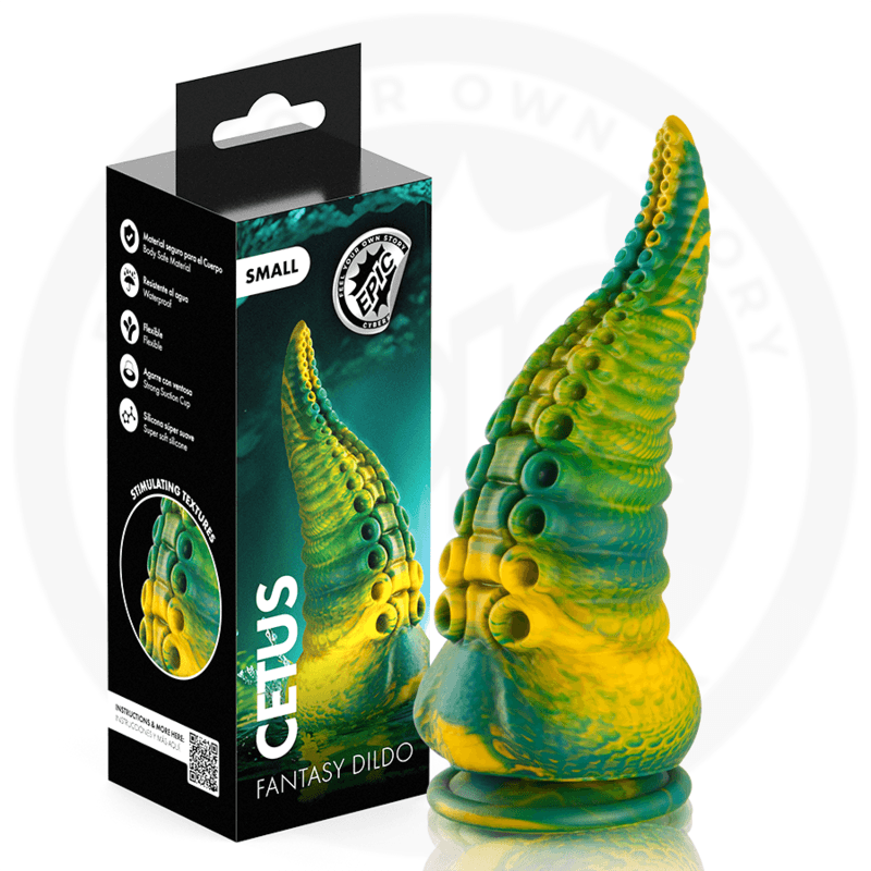 Epic Cetus - Godemiché tentacule vert, petite taille