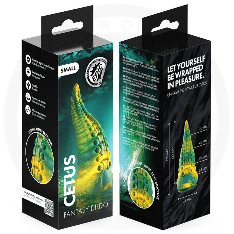 Epic Cetus - Godemiché tentacule vert, petite taille, photo 10