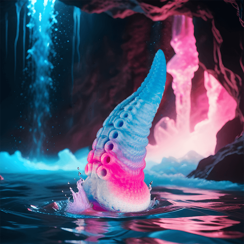 Epic Phorcys godemichet à tentacules - Bleu, Grande taille, photo 3