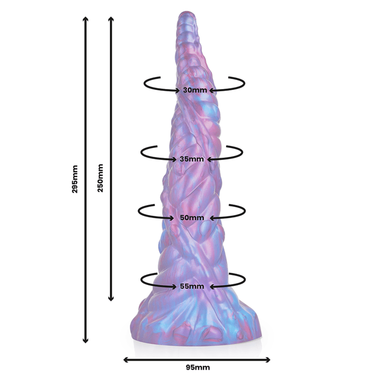 Epic Nokken Créature des Eaux - Dildo fantastique en silicone violet, photo 3
