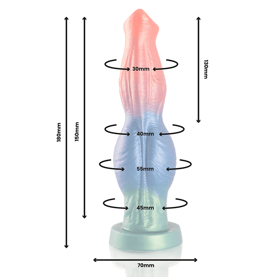 EPIC - ARION DILDO SYMPHONY OF PLEASURE TÉLÉCOMMANDE RECHARGEABLE, photo 5