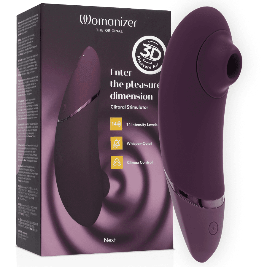 WOMANIZER - STIMULATEUR CLITORIAL SUIVANT VIOLET FONCÉ