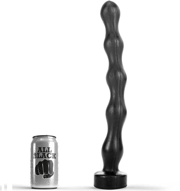 All Black - Billes anales 41,5 cm - Noir