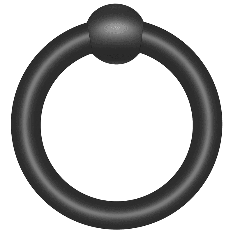 Addicted Toys Ensemble d'anneaux péniens flexibles en silicone 7 pièces Noir, photo 6