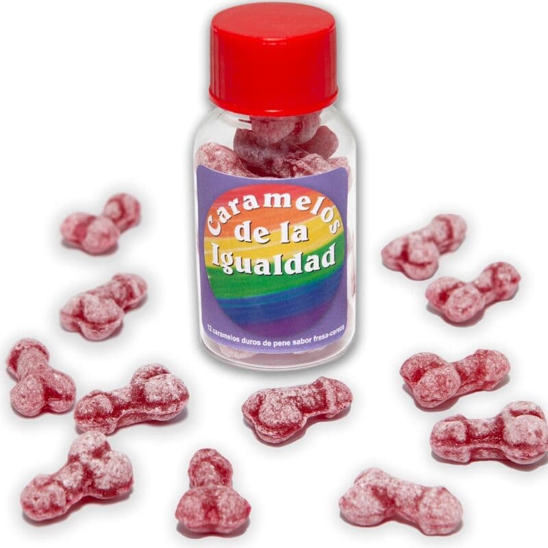 Diablo Picante - 12 Bonbons forme pénis fraise et cerise