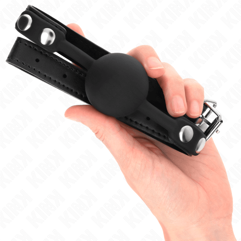KINK Bâillon boule en silicone 4 cm Modèle 1 Noir, photo 4