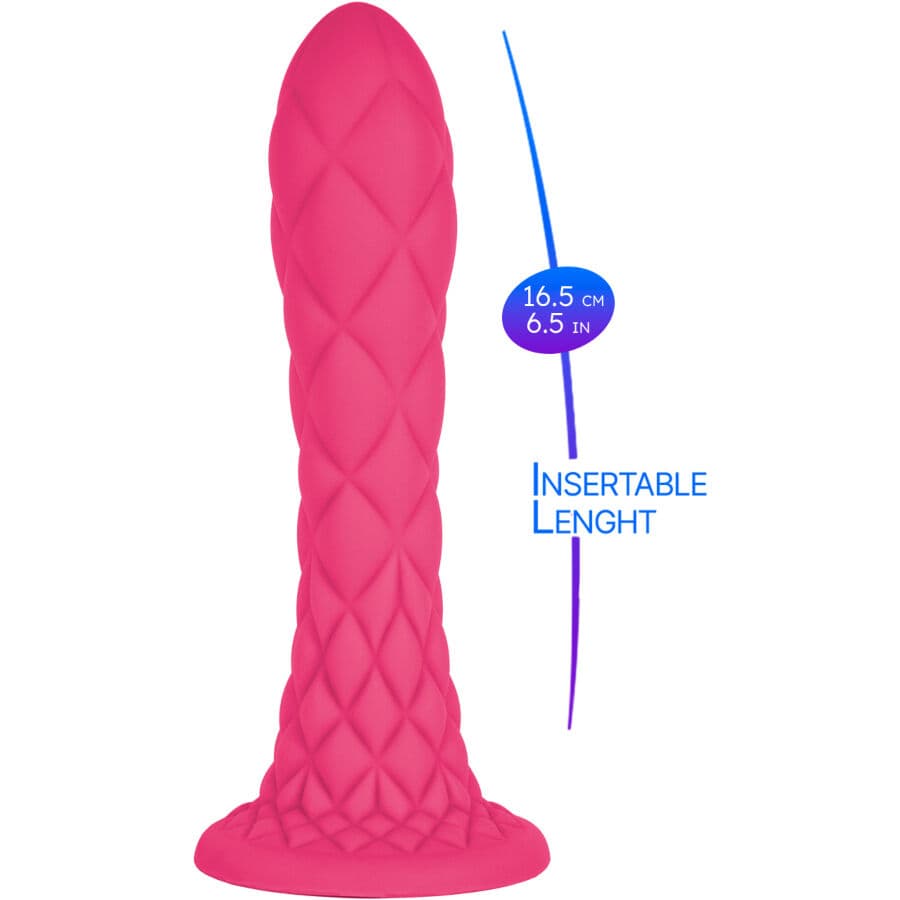SILEXD - DREAMY DILDO FANTASY SILICONE LIQUIDE THERMOREACTIF FUCHSIA 18,5 CM, photo 8
