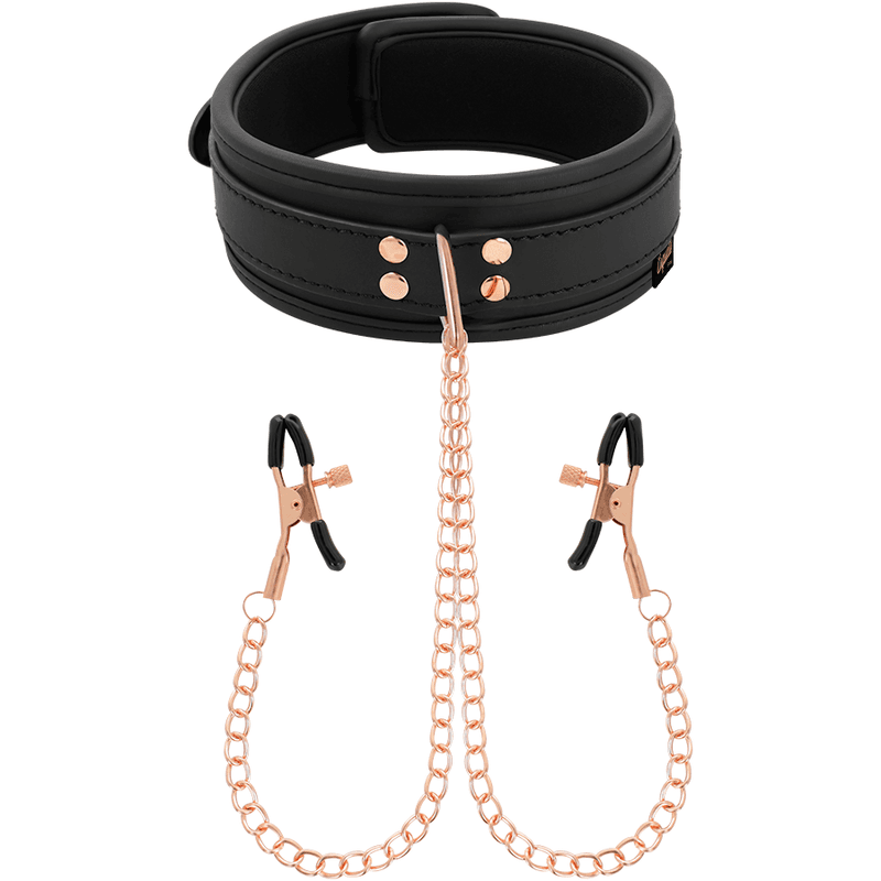 Coquette Chic Desire Collier avec pinces à tétons et doublure néoprène, photo 4