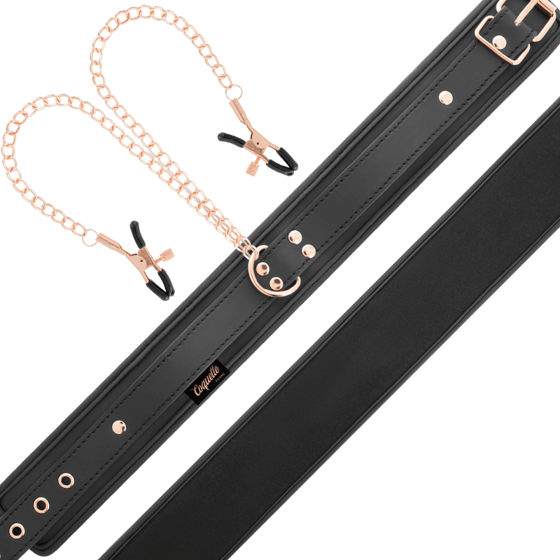 Coquette Chic Desire Collier avec pinces à tétons et doublure néoprène, photo 8