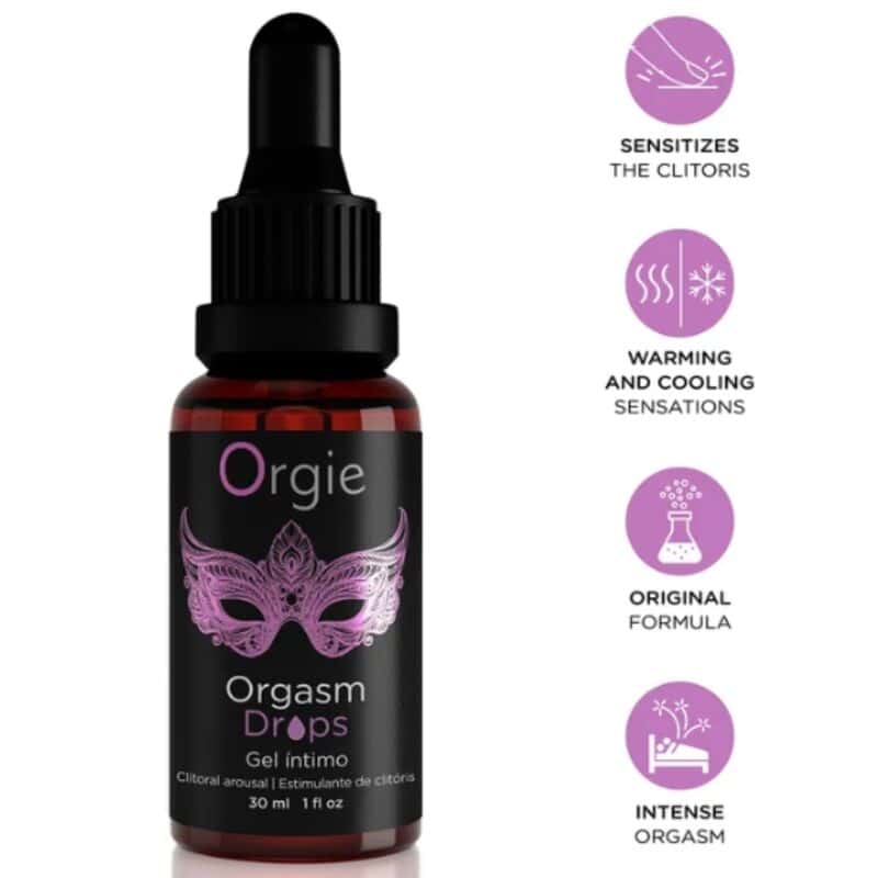 Orgie Gouttes orgasmiques pour excitation clitoridienne 30 ml