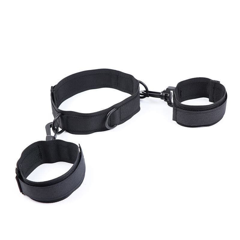 Ohmama Fetish - Collier et menottes en nylon
