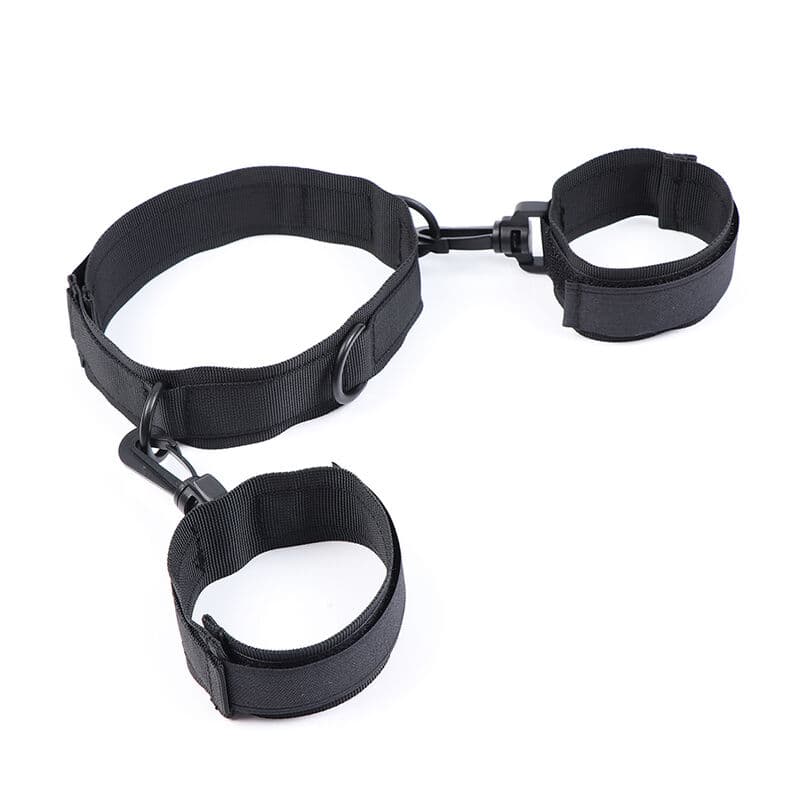 Ohmama Fetish - Collier et menottes en nylon, photo 15