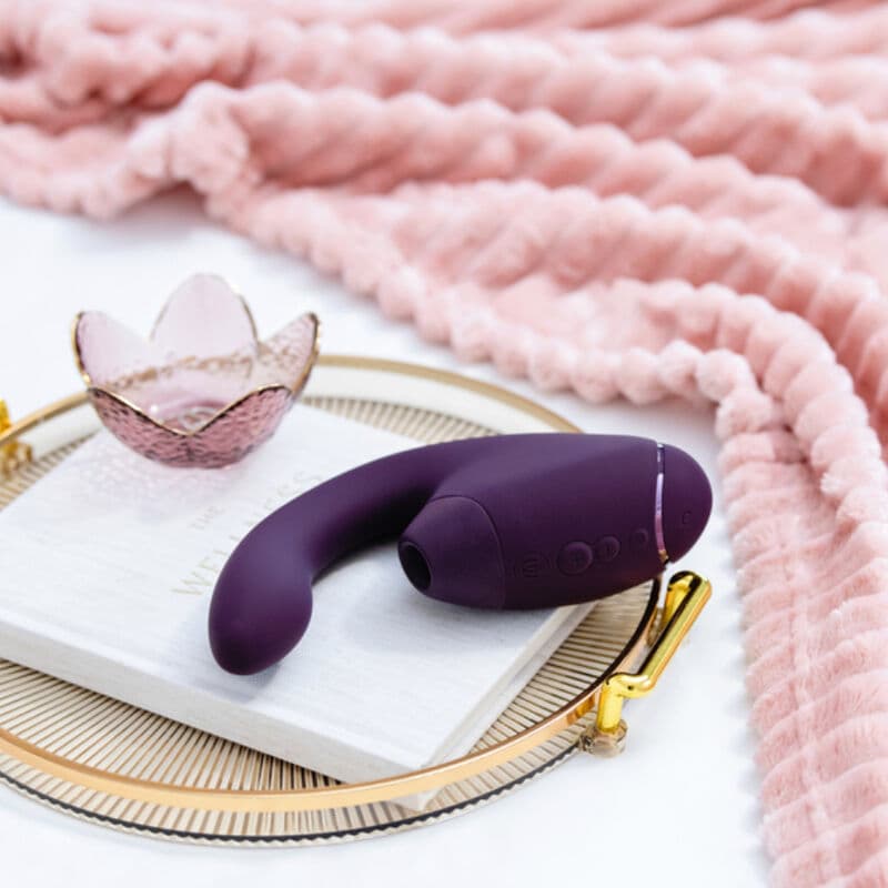 WOMANIZER - DUO NEXT STIMULATEUR CLITORIAL ET DE POINT G DOUBLE NOIR, photo 13