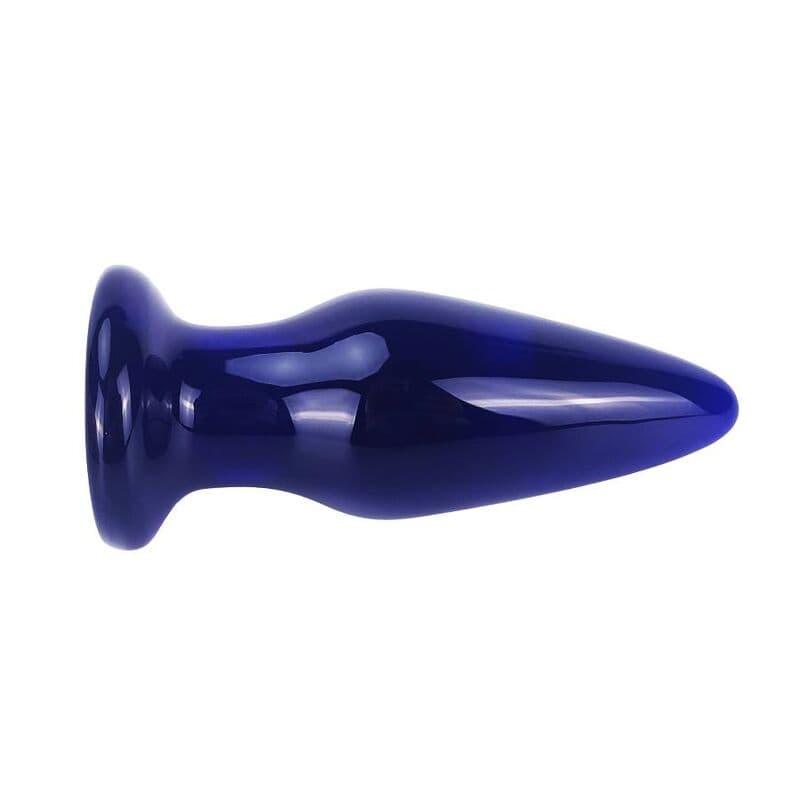 ToyJoy The Shining - Plug vibrant en verre borosilicate bleu, photo 7